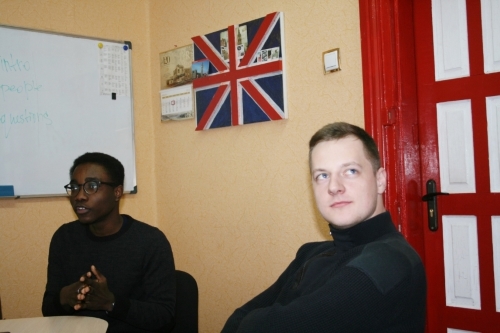 Студенты курса английского с носителем в Гомеле.